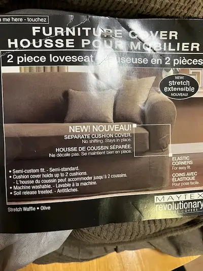 SLIPCOVERS  PROTECT YOUR COUCH/ LOVE SEAT, View more