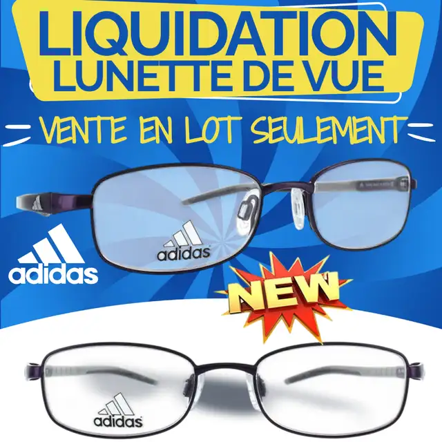 Adidas Prescription Eyeglasses RX Lot