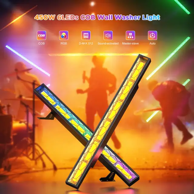 LED Stage Wall Wash Light Bar in Pro Audio & Recording Equipment in Hamilton - Image 4