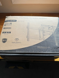 TV wall mount 37” to 70” w/ HDMI cable -New