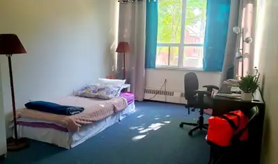 222 Elm Street. FEMALE ONLY. Fully furnished private room for rent in a roommate suite with one othe...