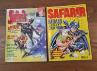 Magazine Safarir #51 et 87 Batman humour
