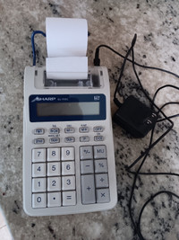 Sharp EL-1701C; 12digit.  Adding Machine/Calculator