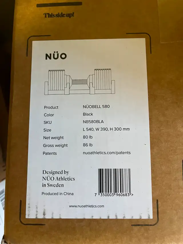 NÜOBELL Adjustable Dumbbells 580 w NÜOBELL dumbbell stand NEW.62863280569987122