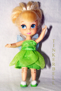 Disney’s Tinkerbell, Doll, 14 cm, poseable, dressed, standing