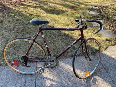 The break and derailer cables are new, but unfortunately the air tubes need replacement. Les câbles...