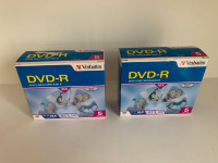 10 New DVD-R (recordable) discs
