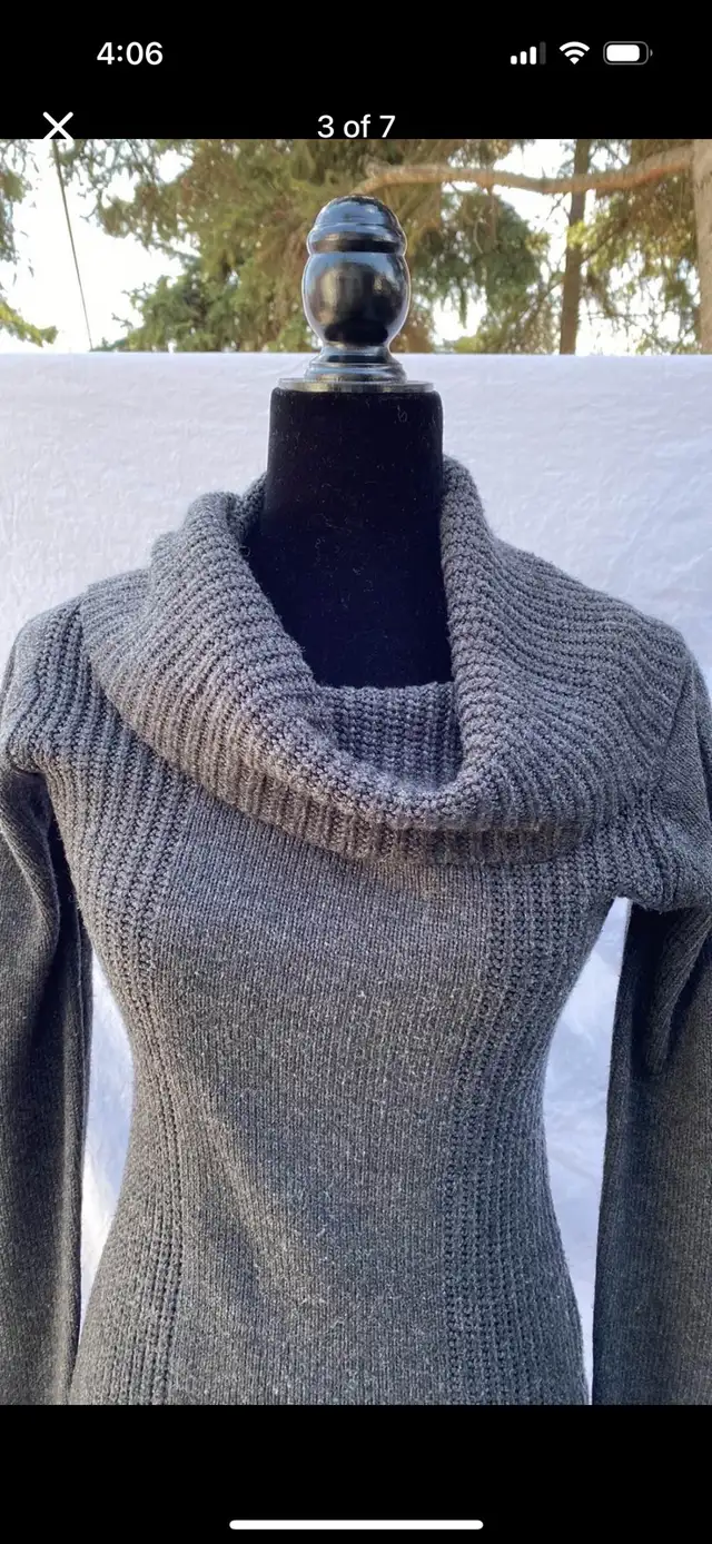 Ardene Knit Cowl Neck Sweater in Women's - Tops & Outerwear in Edmonton - Image 4