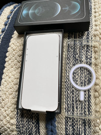 New Apple silver iphone 12 pro max  256 GB w/ APPLECARE+ $799