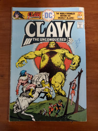 Claw The Unconquerred Comic Books from DC COMICS - 1975-76