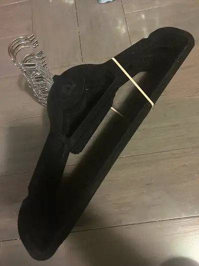 30 or 50 Black Velvet Clothes Hangers, View more