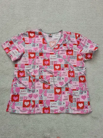 Women's Scrub Tops (XL) Extra Large, View more