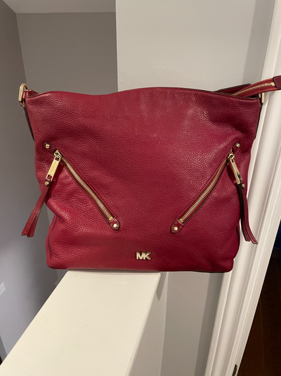 Authentic Michael Kors Leather Shoulder Bag, View more