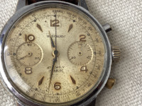 Vintage westbury 17 jewel Venus 188 calibre movement chronograph