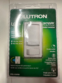 New Lutron Skylark Contour LED+ Dimmer Switch Single-Pole /3-Way