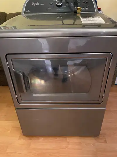 Whirlpool cabrio dryer. It’s about ten years old still lots of life left in it. Our washer broke so...