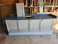 Bathroom Vanity and Medicine Cabinet