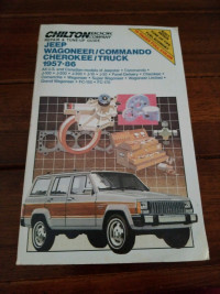 Chilton Jeep repair manual 57-86 Wagoneer Commando Cherokee 