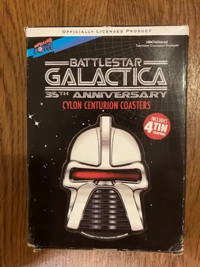 Battlestar Galactica 35th Anniversary Cylon Centurion Coaster Se