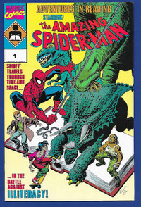 Amazing Spider-Man  ADVENTURES IN READING #1 (1990) HIGH GRADE