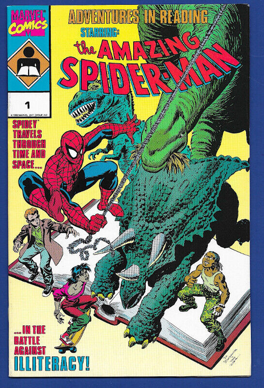 Amazing Spider-Man  ADVENTURES IN READING #1 (1990) HIGH GRADE in Comics & Graphic Novels in Stratford