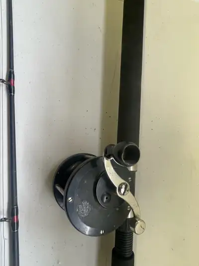 I'm selling a used Abu Garcia Ambassadeur fishing rod and reel combo, perfect for your next fishing...