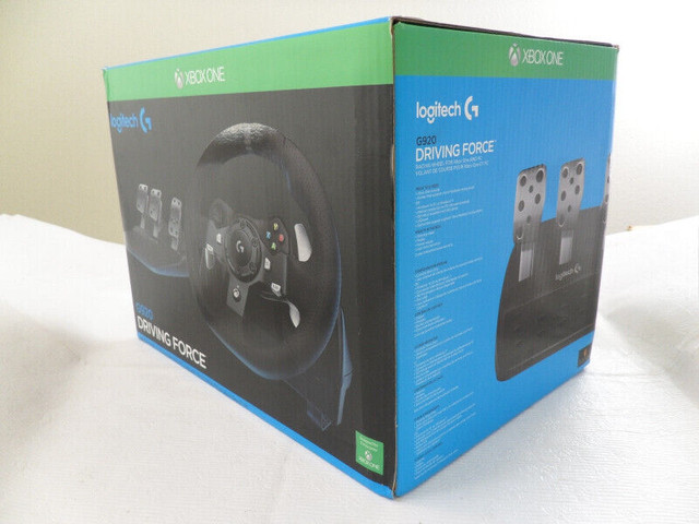 Logitech G920 Racing Wheel, NEW IN BOX in XBOX One in Abbotsford