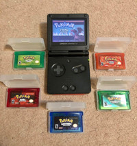 Gameboy Advance SP with 5 Games