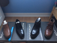 NEW Rockport Men Leather Dress Shoes & Boots