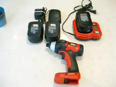 Black & Decker 12 Volt SX5000 Impact Driver Batteries & Chargers, View more