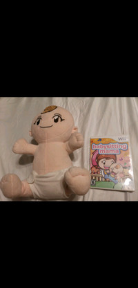 NINTENDO WII BABYSITTING MAMA COMPLETE GAME & DOLL