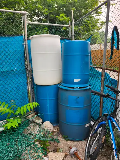 Plastic barrels, View more