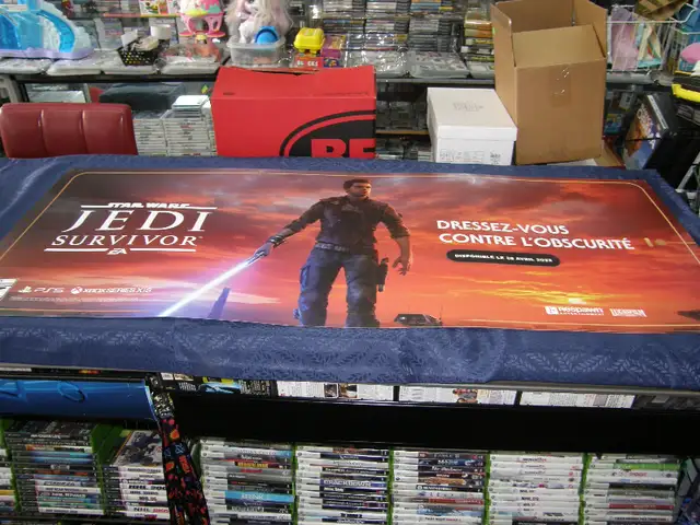 Pancarte Commercial Star Wars Jedi Survivor EA Dressez-vous Cont in Other in Québec City - Image 2
