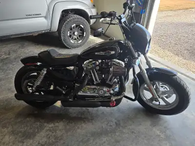 2011 sportster custom 1200, low miles, 2nd owner. Bought the bike at 8500kms, original owner had it...