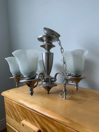  Five bulb chandelier