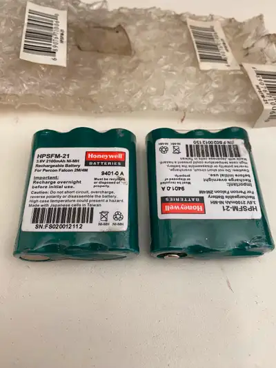 Honeywell HPSFM-21 Rechargeable batteries for barcode scanner, View more