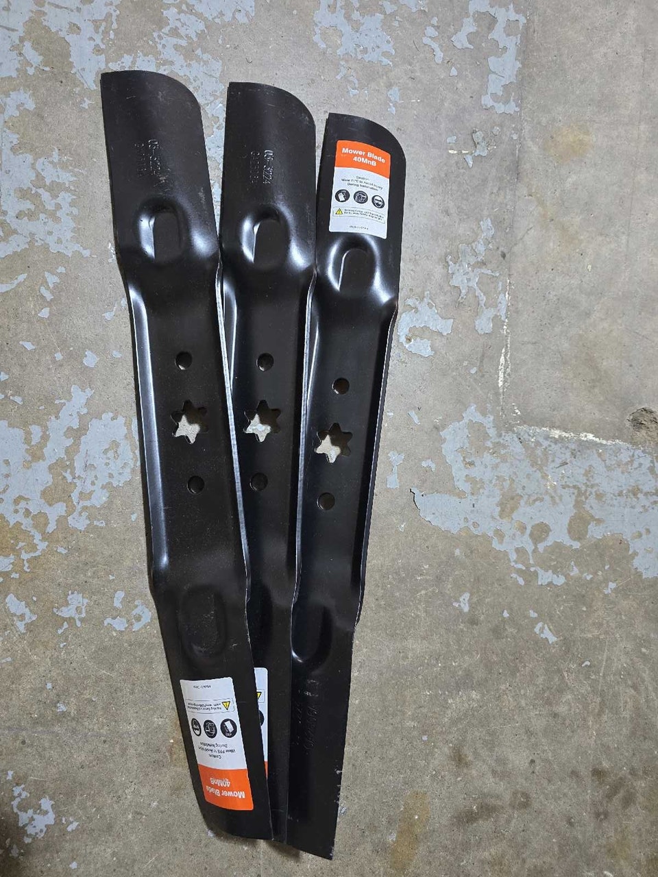 lawn tractor blades 3 pack | Lawnmowers & Leaf Blowers | Truro | Free ...