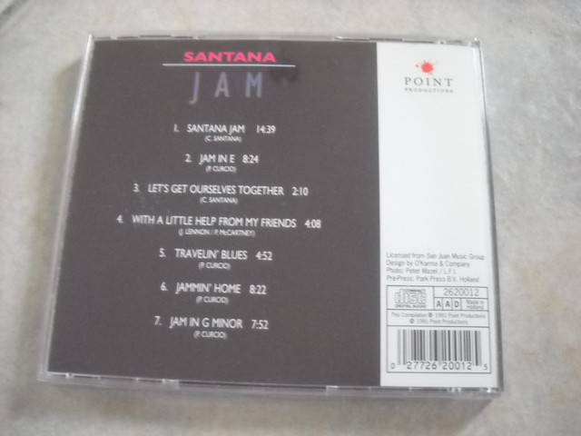 Cd de Santana / Santana Jam dans CD, DVD et Blu-ray  à Saguenay - Image 2