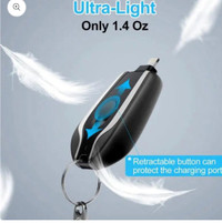 Portable key chain charger