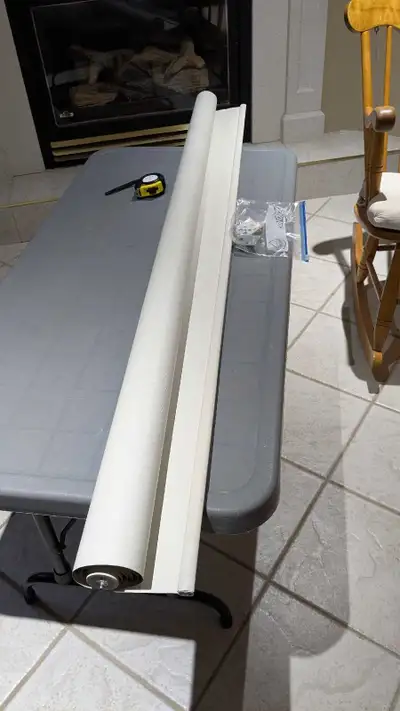 1 kitchen blind & 3 bedroom blinds that darken the rooms, View more