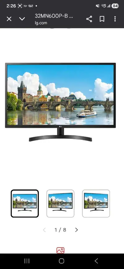 32" LG 32MN600P  1080P FHD IPS Monitor - A1 condition - $150, View more