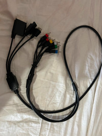 Câbles 6 couleurs connecteur Consoles PS2/PS3/Wii/Xbox360 - TV