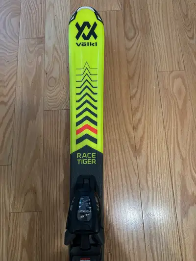Völkl Racetiger Junior Skis 120 with 4.5 Bindings , View more