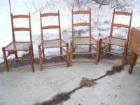 set de 4 chaise antique # 11862