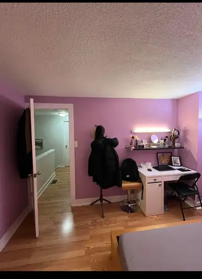 we are filipino family live in the basement of the townhouse offerring a 3 bedrooms available upstai...