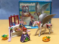 Playmobil 5144 Cheval volant et princesse au miroir - COMPLET