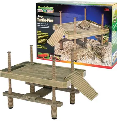 Decorative Turtle Pier Floating/Basking Platform, Large, View more