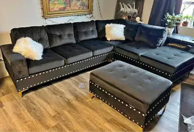Modern L Shape Sectional Sofa – Brand New Corner Couch Deal, View more