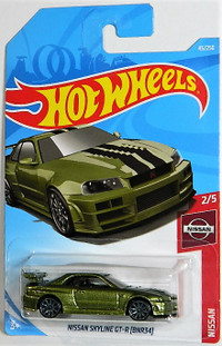 Hot Wheels 1/64 Nissan Skyline GT-R [BNR34] Diecast Car