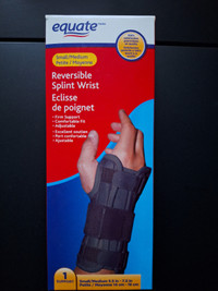 Equate Reversible Splint Wrist - Small/Medium Size - New